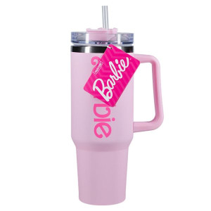 Botella de termo Paladone Barbie rosa D