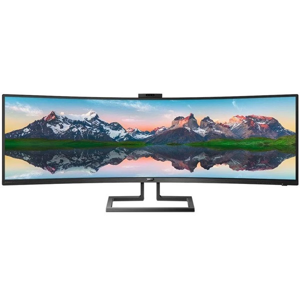 Monitor profesional ultrapanorámico curvo philips 499p9h 48.8'/ dual qhd/ webcam/ multimedia/ negro D