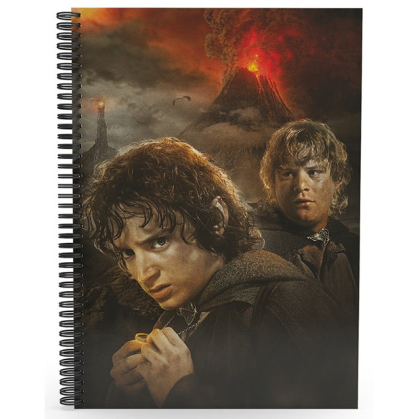 Libreta efecto 3d sd Toys Frodo y Sam El Señor de los Anillos D