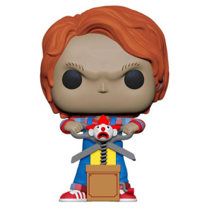 Funko pop chucky a boneca diabólica com amigo e tesoura gigante D