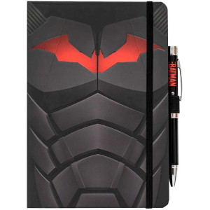 Notebook premium a5 com caneta projetor dc quadrinhos o Batman D