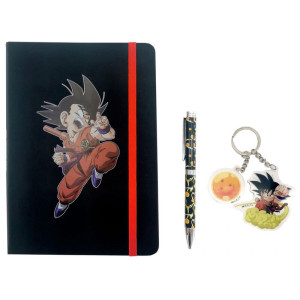 Pack gift set diario + boligrafo + llavero Dragon Ball D