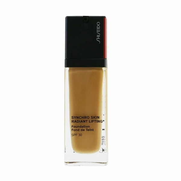 Base de maquiagem fluida Shiseido Pele de Sincronização Radiante Lifting No 410 Sunstone 30 ml D