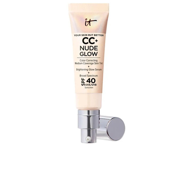 Base de Maquillaje Cremosa It Cosmetics CC+ Nude Glow Fair porcelain Spf 40 32 ml D