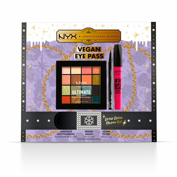 Set de Maquillaje NYX Vegan Eye Pass Limited Edition Edición limitada 3 Piezas D