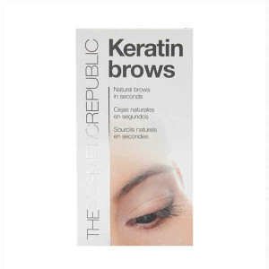 Tratamiento para las Cejas The Cosmetic Republic Keratin Kit Castaño Oscuro D