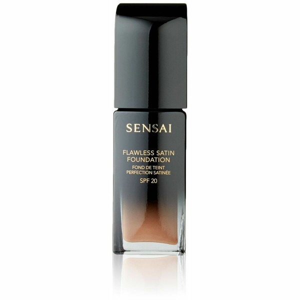 Base de Maquillaje Fluida Lawless Satin Foundation Sensai 205-Mocha beig (30 ml) D