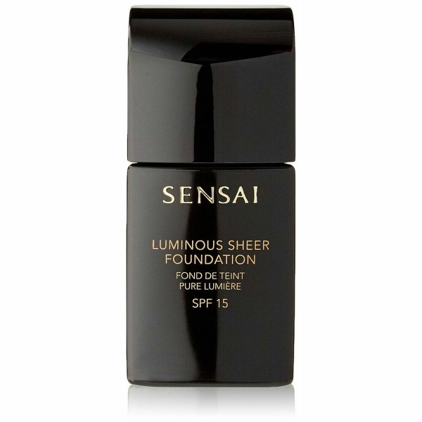 Fundo de Maquiagem Fluido Sensai Sheer luminoso SPF 15 203-Neutral Bege (30 ml) D