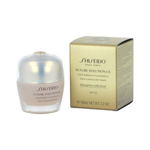 Base de maquiagem cremosa Shiseido Futuro Soultion LX R03 Rose Spf 15 30 ml D