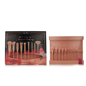 Set de Brochas de Maquillaje Q-KI Cosmetics 9 Piezas D