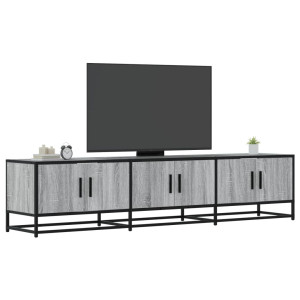 Mobiliário para TV Engenharia Cinza Sonoma de Madeira 180x35x41 cm D