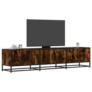 Mueble para TV madera de ingeniería roble ahumado 180x35x41 cm D