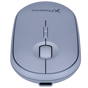 Phoenix rebble ratón inalambrico bluetooth y 2.4 ghz hasta 3 dispositivos con receptor usb clic silencioso para portátil noteboo H