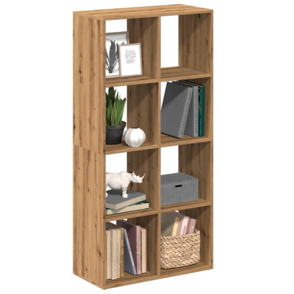 Librería divisora madera roble artisan 69.5x29x137.5 cm D