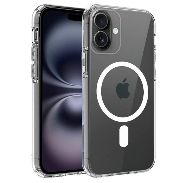 Carcasa COOL para iPhone 16 Magnética Transparente D