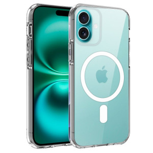 Carcasa COOL para iPhone 16 Plus Magnética Transparente D