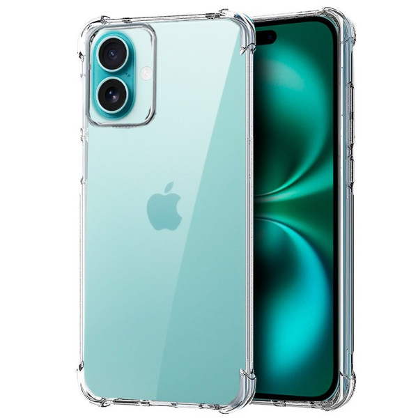 Carcasa COOL para iPhone 16 Plus AntiShock Transparente D