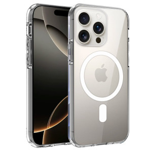 Carcaça COOL para iPhone 16 Magnético transparente D