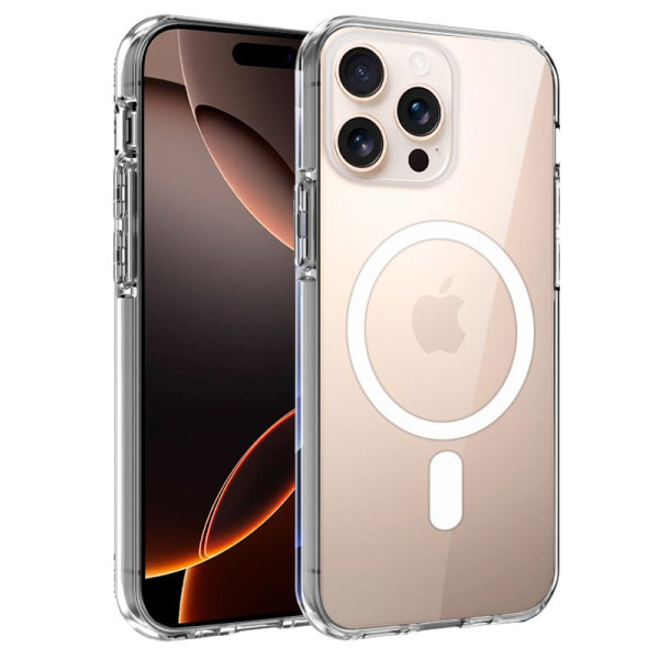 Carcaça COOL para iPhone 16 Pro Max magnético transparente D