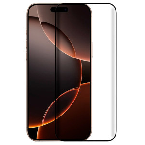 Protector Pantalla Cristal Templado COOL para iPhone 16 Pro Max (FULL 3D Negro) D