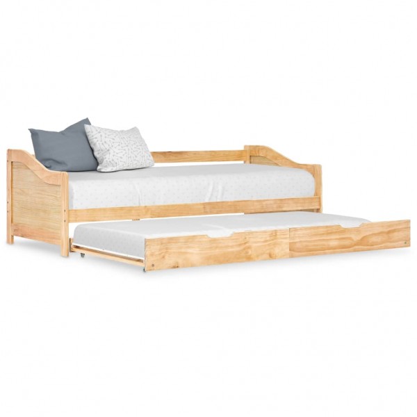 Estrutura do sofá cama removível madeira de pinho 90x200 cm D