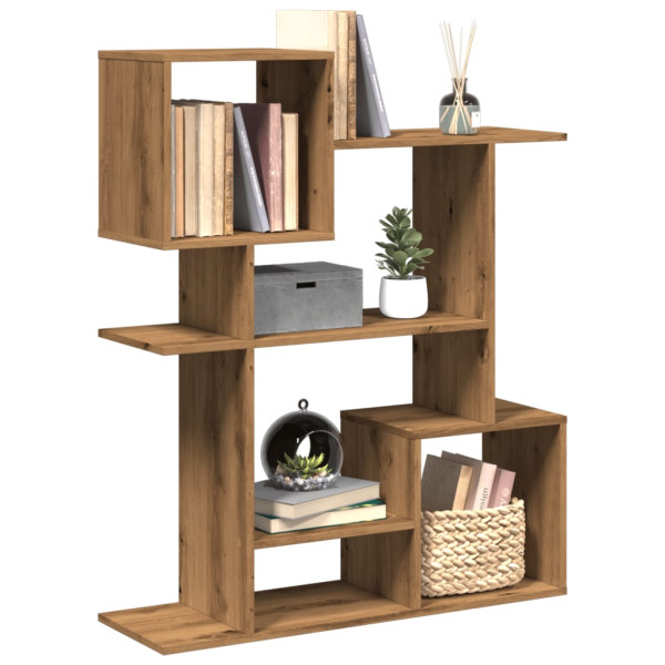 Librería divisora madera ingeniería roble artisan 92x29x112 cm D