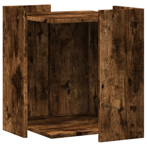 Mueble arenero para gatos madera roble ahumado 42x42x51 cm H