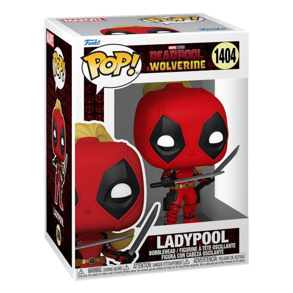 Funko pop marvel deadpool 3 ladypool D