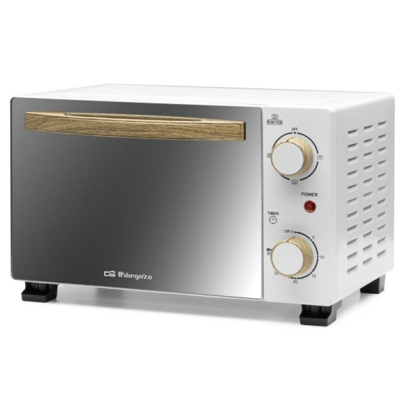 Horno de sobremesa orbegozo ho 990/ 800w/ capacidad 10l/ blanco D