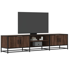 Mueble para TV madera de ingeniería roble marrón 180x35x41 cm D