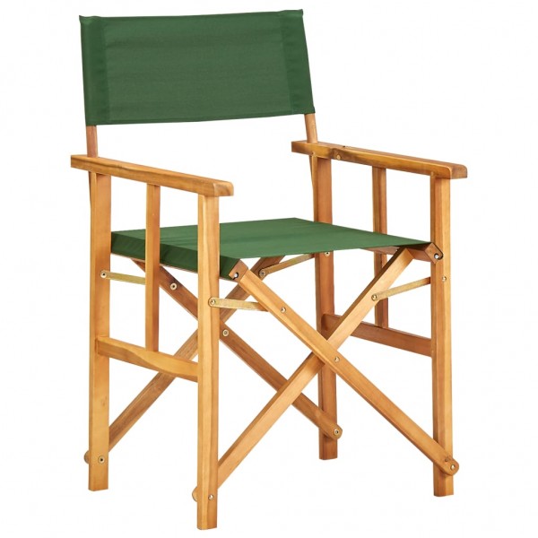 Cadeira de direcção de madeira maciça de acacia verde D