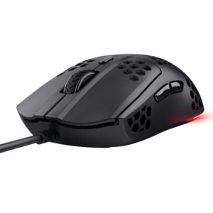 Ratón gaming trust gaming gxt 929 helox/ hasta 6400 dpi/ negro D