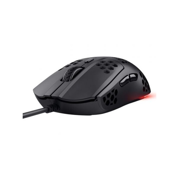 Ratón gaming trust gaming gxt 929 helox/ hasta 6400 dpi/ negro D