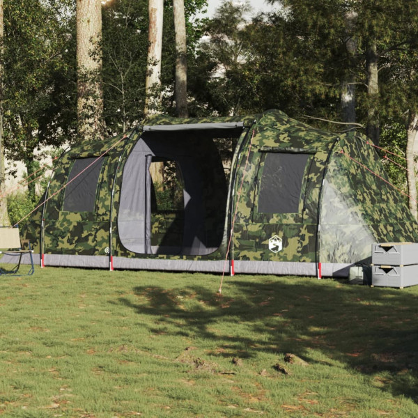 Tienda de campaña túnel para 4 personas impermeable camuflaje D