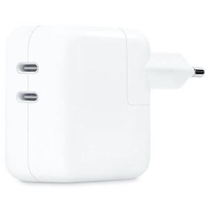 Cargador de pared doble apple mnwp3aa/a/ 2xusb tipo-c/ 35w D