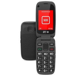 Teléfono móvil spc harmony 4g para personas mayores/ negro D