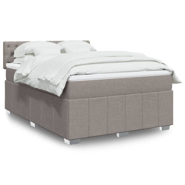 Mola de cama com colchão cinza taupe 160x200 cm D