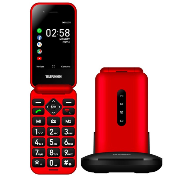 TELEFUNKEN S740 4GB RAM 512MB rojo D