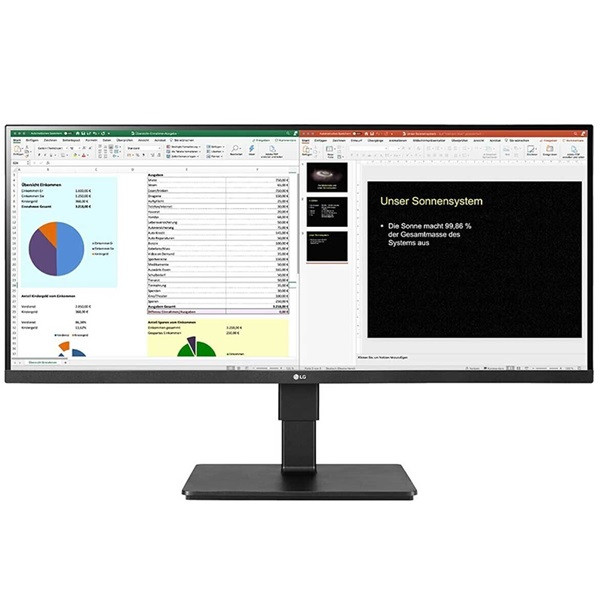 Monitor profesional ultrapanorámico LG WFHD 34" 34BN670P-B negro D