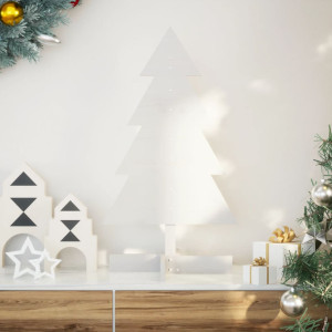 Decoração para árvore de Natal em madeira maciça de pinho branco 80 cm D