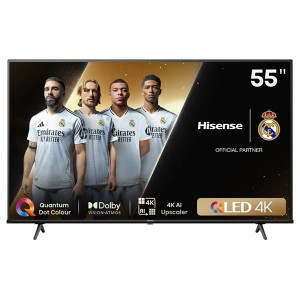 TV inteligente HISENSE 55 '' QLED UHD 4K 55E7NQ preto D