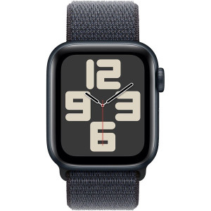 Apple Watch SE 2024 GPS 44mm aluminio negro sport loop negro D