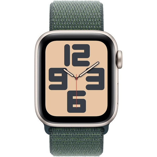 Apple Watch SE 2024 GPS 44mm aluminio blanco sport loop verde Apple Watch SE 2024 GPS 44mm aluminio blanco sport loop verde D