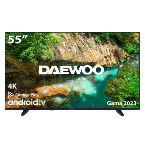 Tv daewoo 55pulgadas led 4k uhd - 55dm62ua - android smart tv - wifi - hdr - hlg - hdmi - usb - bluetooth - tdt2 - satelite - ca D