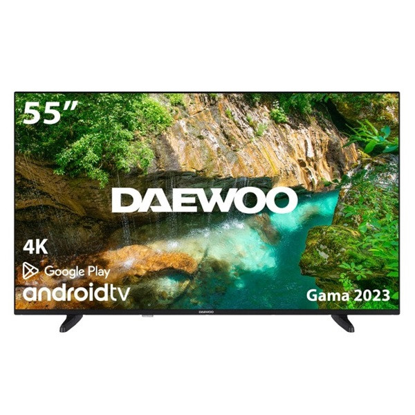 Smart TV DAEWOO 55" LED UHD 55DM62UA negro D