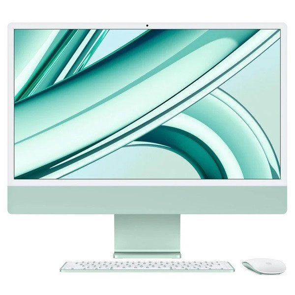 Apple imac 24' retina 4,5k / m3 8-core cpu/ 8gb/ 512gb ssd/ 10-core gpu/ verde D