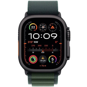 Apple Watch Ultra 2 2024 LTE 49mm titanio negro loop alpine M verde oscuro D