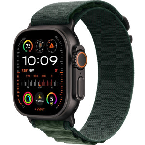Apple Watch Ultra 2 2024 GPS + Cellular 49mm titanio negro loop alpine M verde oscuro H
