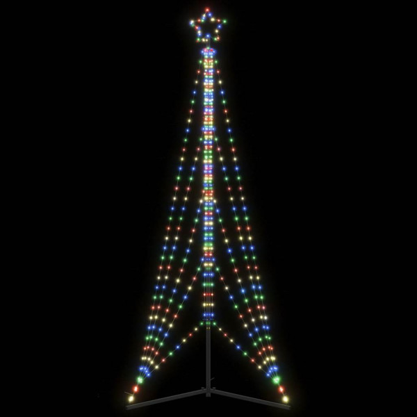 Luzes de árvore de Natal 525 LEDs coloridos 302 cm D