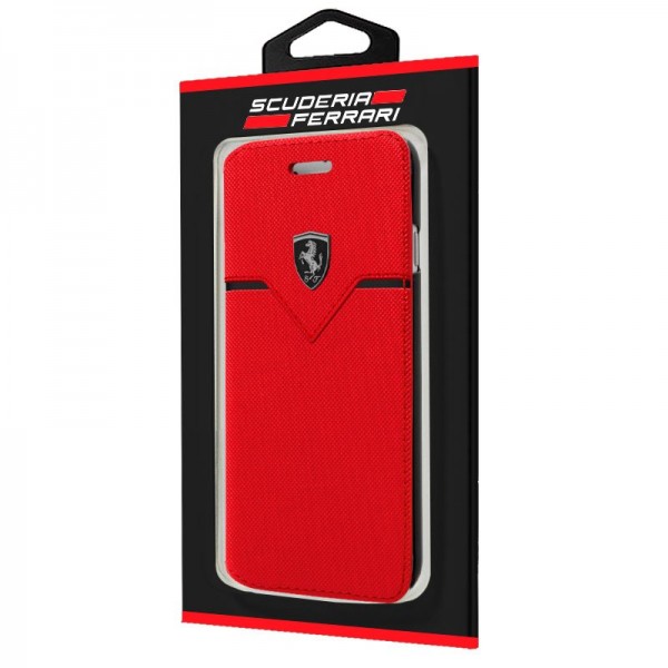 Funda Flip Cover iPhone 6 / 7 / 8 / SE (2020) Licencia Ferrari Rojo Funda Flip Cover iPhone 6 / 7 / 8 / SE (2020) Licencia Ferrari Rojo D